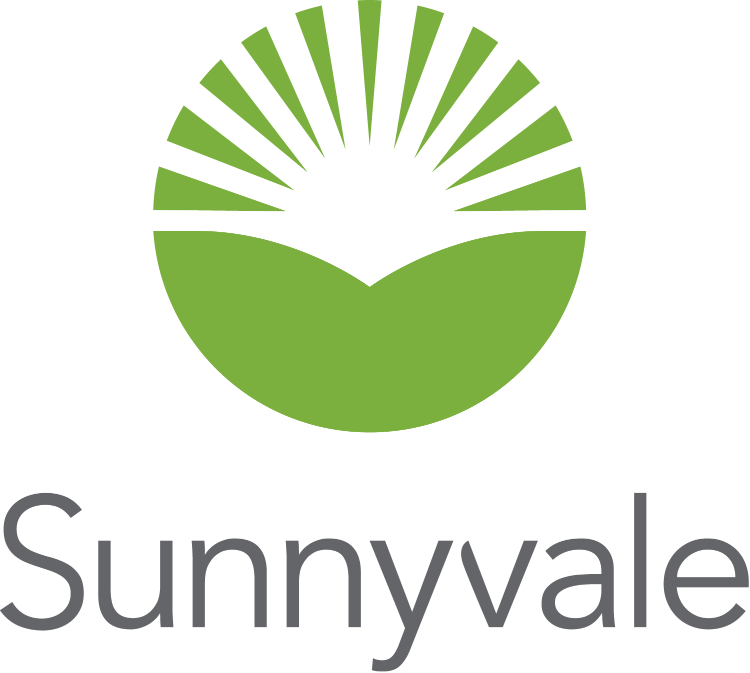 Sunnyvale Logo Color Transparent Stacked